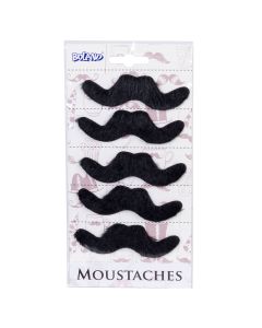 Sticky mustaches, 5pcs.