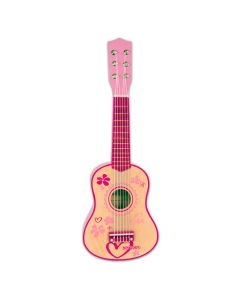 Bontempi Wooden Guitar Pink, 55cm