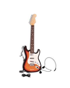 Bontempi Electric Guitar with Guitar Strap and Microphone