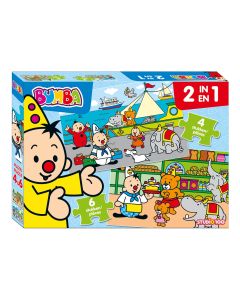 Studio 100 Puzzle Bumba 2 en 1, 4 et 6 pièces