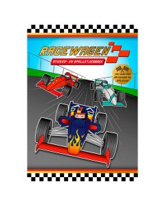 Sticker and Game Book Racing Car