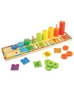 Wooden Learning Game Counting, 55dlg.
