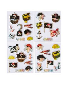 Jouet-Plus Autocollants Pirates scintillants