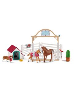 Schleich Hannah's Guests with Ruby Dog