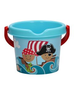 Jouet-Plus Seau de plage à bec Pirate, modèle aléatoire 0301-00PI