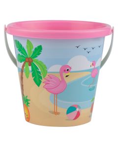 Jouet-Plus Seau de plage Flamant rose