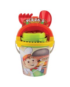 Jouet-Plus Seau de plage Pizza garni