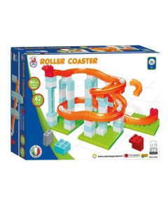 Marble Track Roller Coaster Set, 62 pcs.