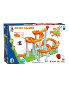 Marble Track Roller Coaster Set, 128 pcs.