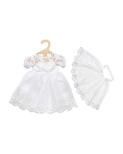 Dolls Wedding Dress with Veil, 28-35 cm