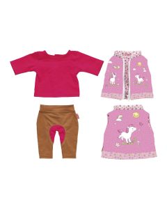 Doll outfit Riding - Unicorn, 28-35 cm