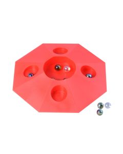 Jouet-Plus Jeu de billes avec pot rouge XL