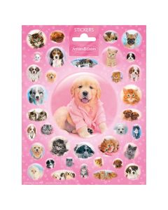 Sticker sheet Cutie Puppies and Kittens