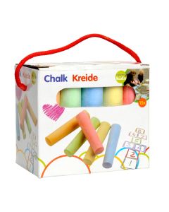 Jouet-Plus Craie de trottoir, 15 pcs, modèle aléatoire 90726