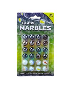 Knikkerbaan Marbles on Card, 24st.