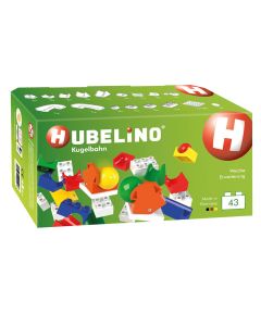 Hubelino Knikkerbaan Refill set Wissel, 43dlg.