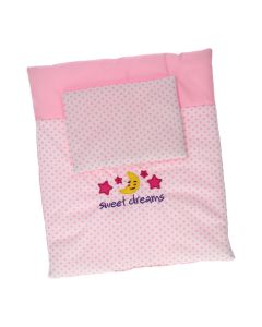 Baby Rose Doll blanket and cushion set