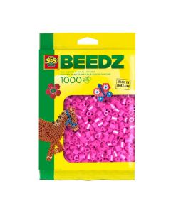 SES Perles à repasser 1000 Rose Néon