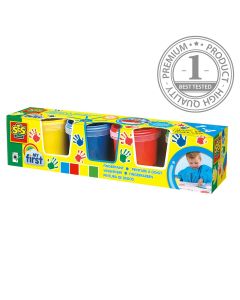 SES My first - Peinture à Doigts 4 couleurs x 145ml