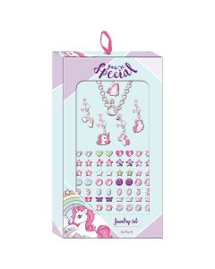 Unicorn Jewelry Set with Stickers