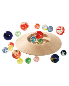 Jeu de billes avec plateau et 31 billes