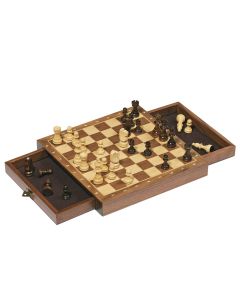 Jeu d'échecs magnétique avec tiroir