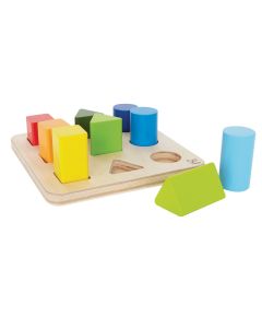 Hape Wooden Sorting Shelf Forms