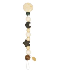Accroche tétine Lune et étoile