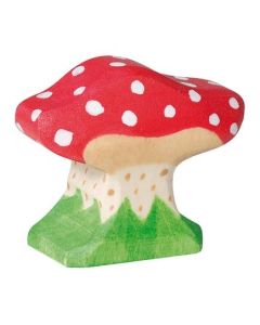 Figurine Holztiger Amanite tue-mouches petite