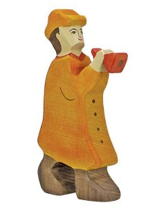 Figurine Holztiger Berger avec flûte