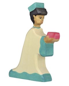 Figurine Holztiger Melchior vert