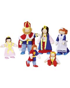 Poupées articulées famille royale