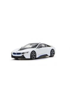 Voiture radiocommandée BMW I8 blanche 1:14