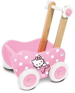 Landau à pousser en bois Hello Kitty Marine