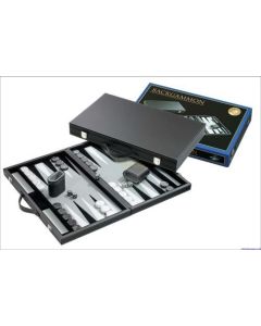 Coffret de backgammon noir de luxe 2 Basile