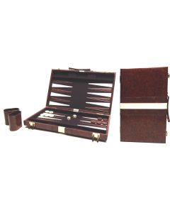 Coffret de backgammon brun Martin