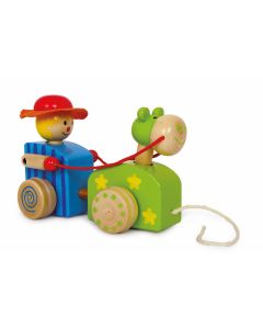Carrosse en bois à tirer Valence