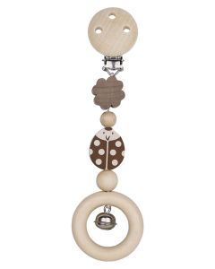 Clip coccinelle naturel
