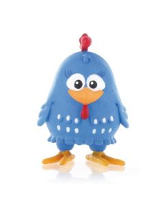 Figurine Lottie Dottie la poule bleu
