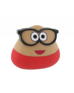 Figurine Pou robe rouge