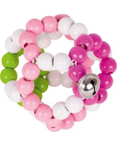 Hochet balle flexible rose Samantha