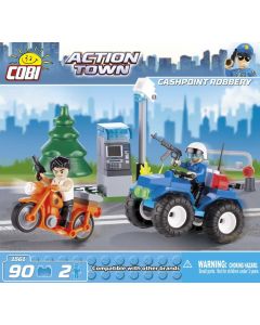 Jeu de construction Action Town du quad de police