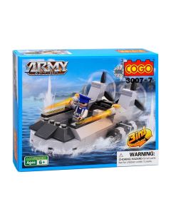 Jeu de construction Cogo Army Action véhicule d'assaut 94 pièces modèle aléatoire
