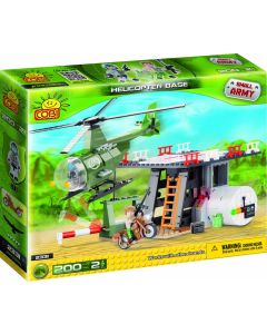 Jeu de construction Small Army Base pour hélicoptère