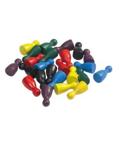 Pions en bois de jeu de toc et de ludo Marvin