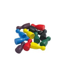 Pions en bois pour jeu de toc XL