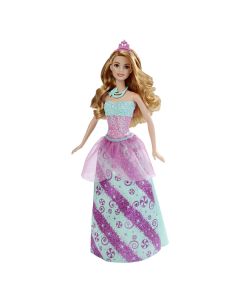 Poupée Barbie princesse rose et bleue