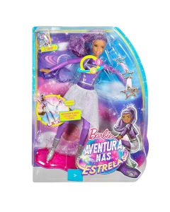 Poupée Barbie skateuse avec son et lumière