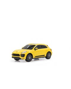 Voiture radiocommandée Porsche Macan Turbo jaune 1:24