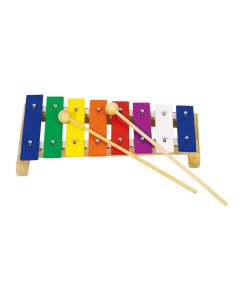 Xylophone de 26,5 cm à 8 lames en métal